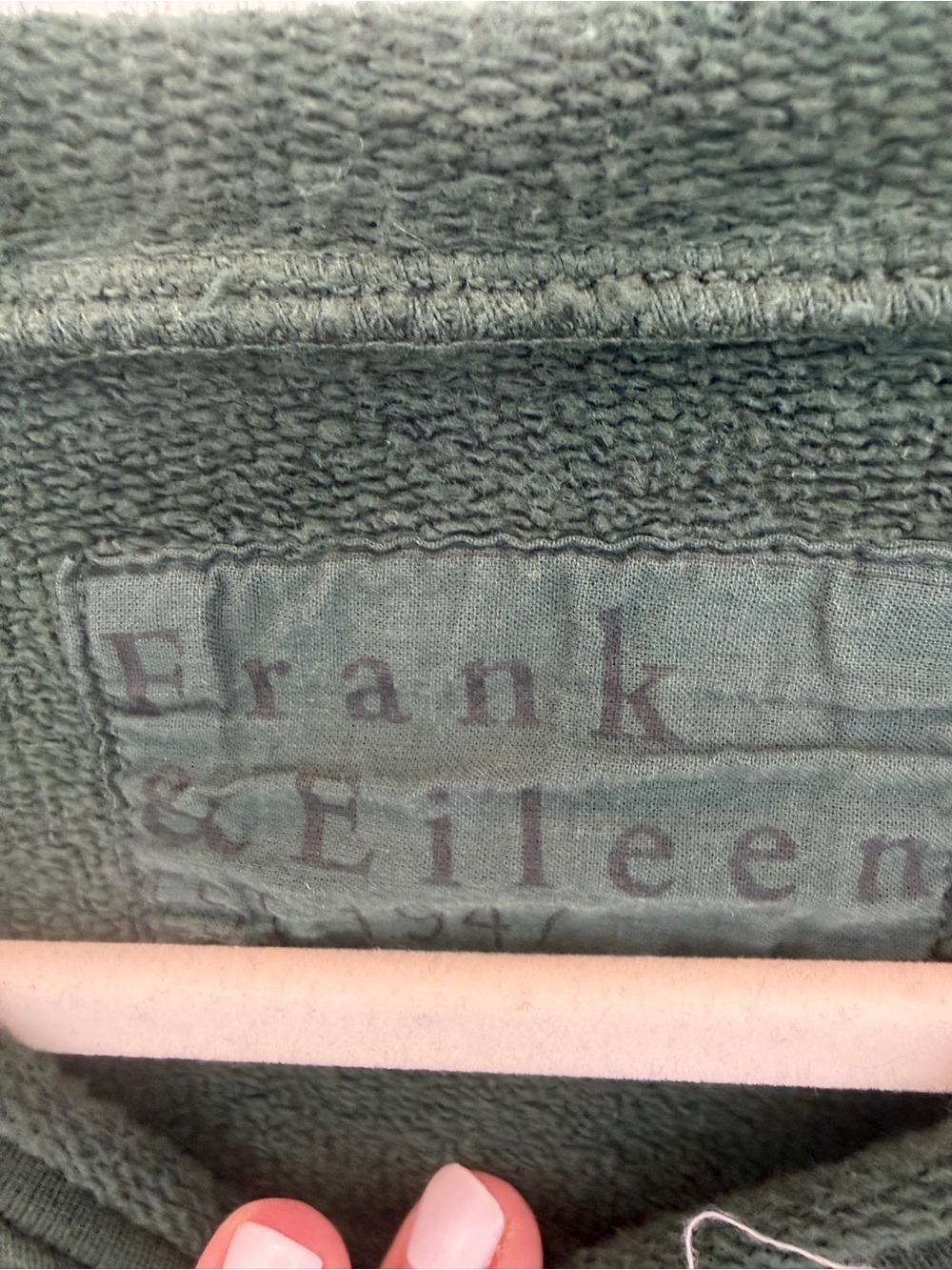 Frank & Eileen Dark Green Crewneck Sweatshirt - Picture 2 of 3